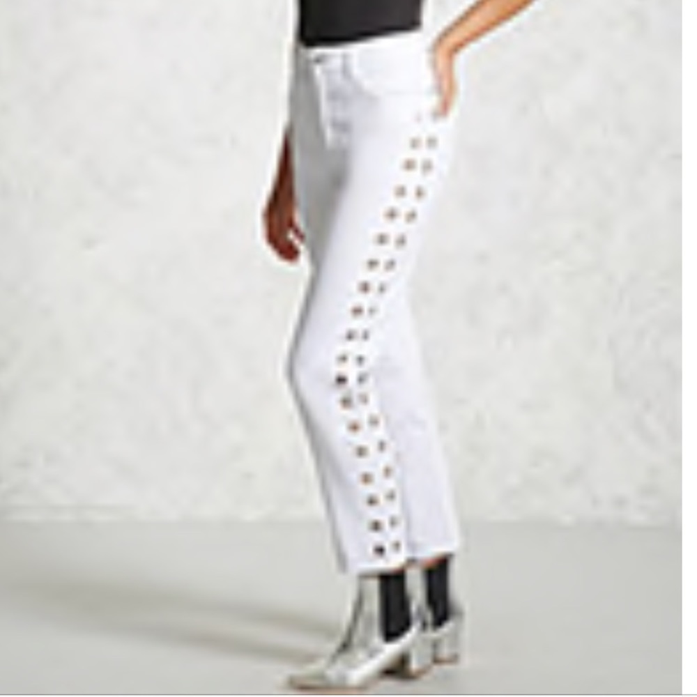 Forever 21 perfect white jean